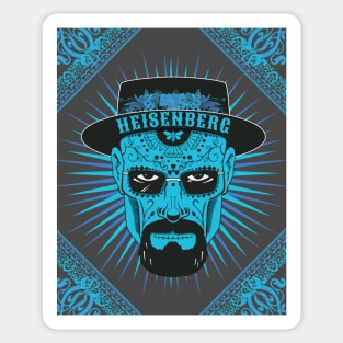 Heisenberg Skull in Blue Sticker